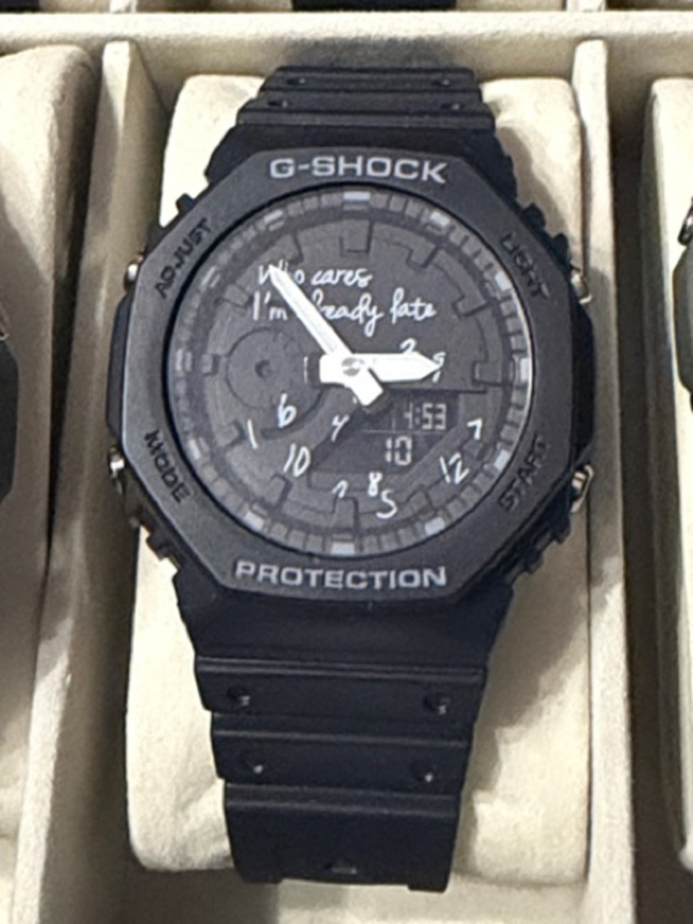 G-Shock Men's Black and Olive Green Resin Strap Watch Set